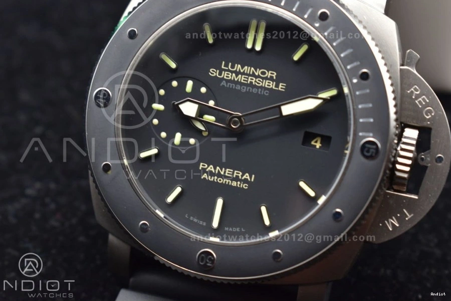 PAM389 V2 1:1 O VSF Strap Rubber on Best Black Edition Clone Super P.9000 0226